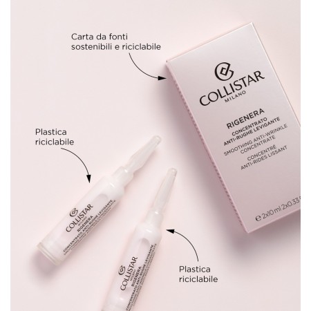Collistar |Rigenera | Trattamento Viso | Concentrato Anti-Rughe Levigante 2x10ml | 8015150248020