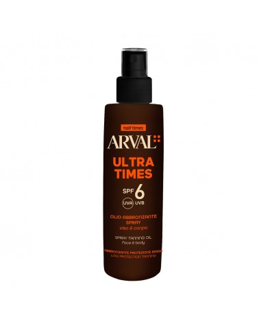 Arval Ultra Times SPF6 Olio Abbronzante Spray 125 ml