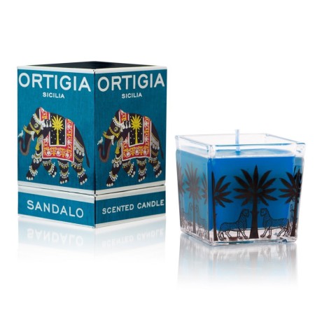 Comar Profumerie | Ortigia | SANDALO| Candela Quadrata 110 gr