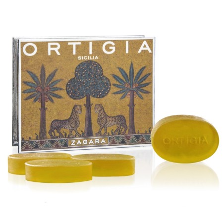 Comar Profumerie | Ortigia | ZAGARA |Scatola con 4 Saponi 40gr
