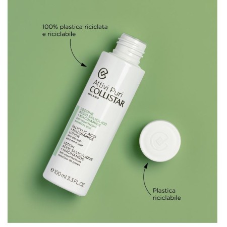 Collistar | ATTIVI PURI | Lozione Acido Salicilico + Niacinamide 100ml