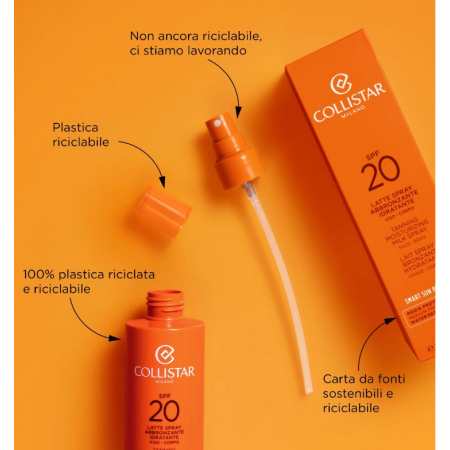 Comar Profumerie | Collistar | SOLARI | Latte Spray Abbronzante Spf 20