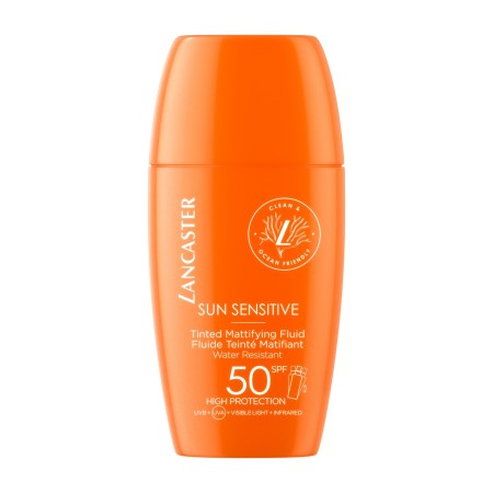 Comar Profumerie | Lancaster |  Solari  | Sun Sensitive | Tinted Mattifying Fluid SPF50 30ml