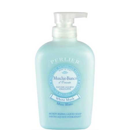 Comar Profumerie | Perlier | Ricette Naturali | Muschio Bianco | Sapone Liquido 300 ml