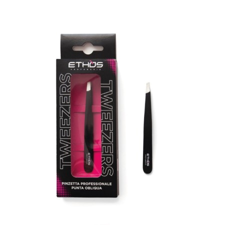 Comar Profumerie | Ethos | Accessori | Pinzetta Nera Professionale Punta Obliqua