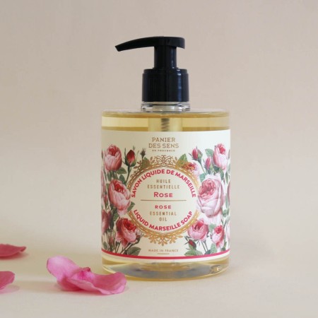Comar Profumerie | Panier Des Sens | Rosa | Sapone liquido di Marsiglia 500ml