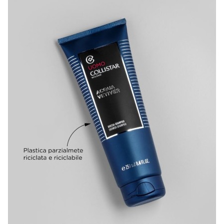 Comar Profumerie | Collistar |Uomo | Acqua VETIVER | Doccia Shampoo 250ml