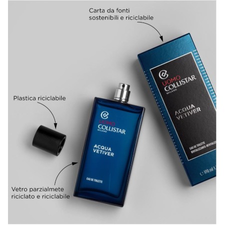Comar Profumerie | Collistar | Acqua Vetiver | Eau De Toilette 100ml
