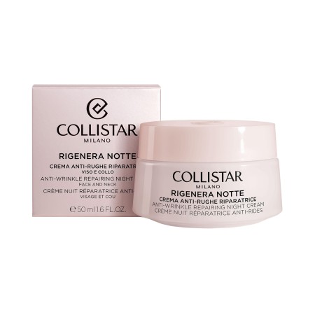 Comar Profumerie | Collistar | Trattamento Viso | Rigenera | Crema Notte Anti-Rughe Riparatrice Viso e Collo 50ml