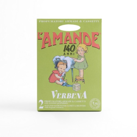 Comar Profumerie | L'Amande | Special Edition 140 Anni | Profumatori Armadi e Sacchetti | Verbena