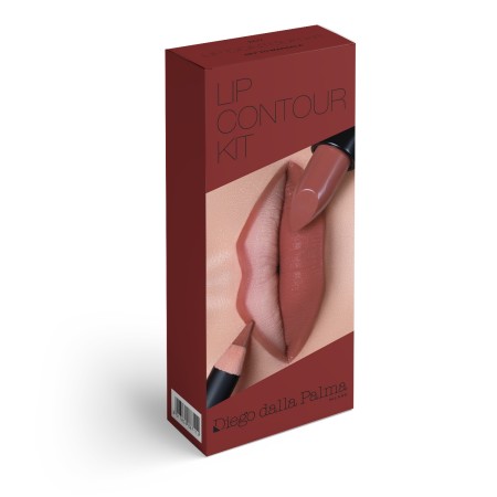 Comar Profumerie | Diego dalla Palma | LABBRA | Nude Lip Kit  Hot nude lipstick + matita labbra 76 12 cm