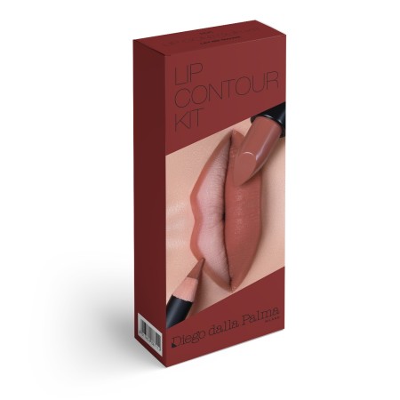 Comar Profumerie | Diego dalla Palma | LABBRA | Nude Lip Kit  Hot nude lipstick + matita labbra 76 12 cm