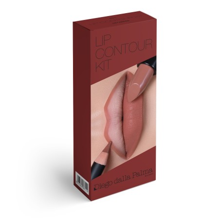 Comar Profumerie | Diego dalla Palma | LABBRA | Nude Lip Kit  Hot nude lipstick + matita labbra 76 12 cm