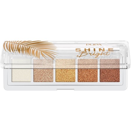 Comar Profumerie | Make Up | Pupa |  Shine Bright | Palette 5 Ombretti Effetto Metallico