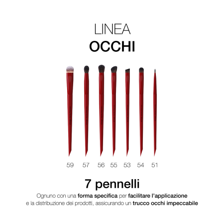 Comar Profumerie | Diego dalla Palma | ACCESSORI | Pennello Occhi Obliquo Per Ombreggiature 55