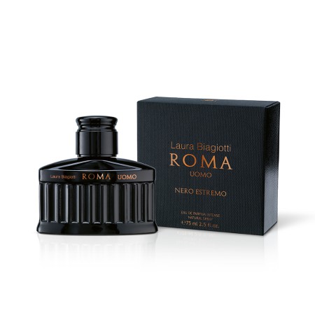 Comar Profumerie | Laura Biagiotti | ROMA UOMO | Nero Estremo Eau de Parfum Intense