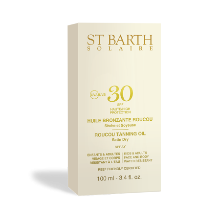 Comar Profumerie | Ligne St Barth | Solari | Olio Abbronzante Roucou Spf30