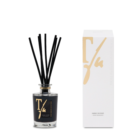 Comar Profumerie | Teatro Fragranze Uniche | Nero Divino |  Diffusore con Bastoncini 250ml
