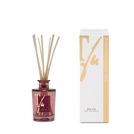 Comar Profumerie | Teatro Fragranze Uniche | Rose Oud |  Diffusore con Bastoncini