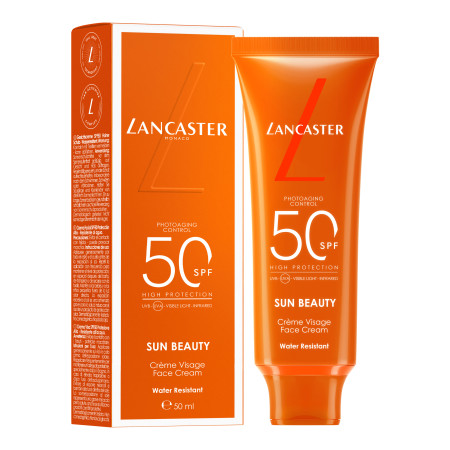Comar Profumerie  |  Lancaster | Solari |  Sun Beauty | Sublime Tan Crema viso SPF50 150ml