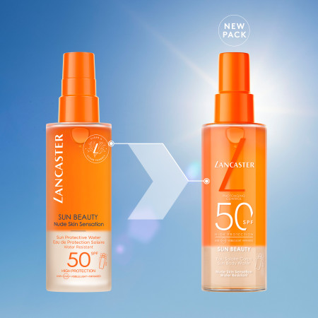 Comar Profumerie  |  Lancaster |  Solari | Sun Beauty | Nude Skin Sensation SPF50 150ml