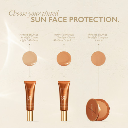 Comar Profumerie | Lancaster | Lancaster Sun | Infinite Bronze | Tinted Protection Sunlight Cream Spf30 Light/Medium Shade