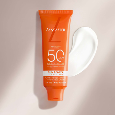 Comar Profumerie  | Lancaster | Lancaster Sun | Sun Sensitive | Skin Mineral Face Cream SPF50 50ml