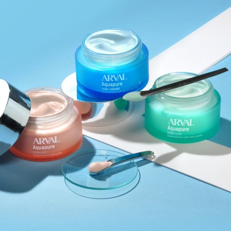 Comar Profumerie | Arval | Trattamento Viso | Aquapure | Hydra Rich Crema Idratante Pelli Secche 50ml NEW